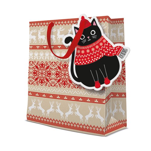 Darčeková taška Xmas Cat